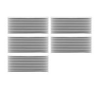 5Pcs Aluminum Heat Sink for CPU PCB Board, High Performance Cooling Heat Dissipation Parts with Slotted Fin Design, 40 x 20 x 100mm White Heat Sink for Routers Amplifiers Power