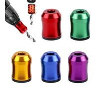 5pcs Anneaux Magnétiques Universels pour Vis, 5 Couleurs Anneau Magnétique Tournevis avec Tête de Tournevis et Design Antidérapant pour Forets Outils Électriques Bricolage Travaux Mécaniques