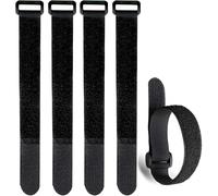 5pcs Attache Cable Et Boucle,Scratch Cable,Attache Cable Scratch,Attache Cable s,Sangle Câble De PC,L'organisation Des Câbles,La Télévision,Le Bureau,20 x 500mm,Noir