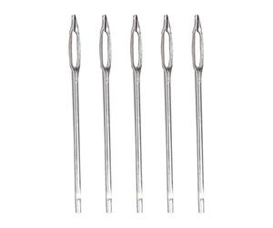 5PCS ATV Tire Repair Kit | Split Eye Tire Plug Needle Set for Heavy-Duty Flat Fix - of Road Vehicle Tire Insertion Tools, Reamer Needles for T-Handle Plugging, emergncy Outdoor Puncture Maintenance