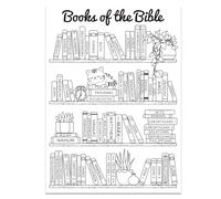 5pcs Autocollant de Suivi des Livres de la Bible, Autocollants d'Étagère Bibliques Chrétiens Amusants Suivi Bible Autocollants Tableau Bord pour Organiser Ses Livres Suivre Ses Études Bibliques