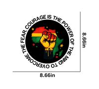 5pcs Autocollant De Transfert Thermique Pour T-Shirt Black History Pop1749