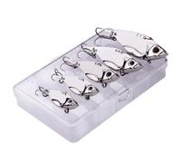 5pcs Bâle à Lame Bait ANTÉRALES ABLATS MÉTALES pour Bass, BAISSEURS BAISEM