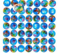 5Pcs Balles Anti Stress,Globe de Balle Anti Stress,Balles Sensorielles,Stress Relief Planisphère Balle Globe Terrestre,Jouets Anti-Stress,10cmBalles Anti Stress pour Adultes et Enfants,fête