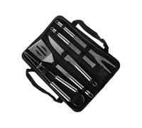5pcs Bbq Barbecue Tools Set Stainless Steel Brush Knife Fork Shovel Camping Kit
