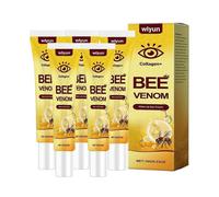 (5pcs)Bee Venom Eye Cream Remove Dark Circles Lightening Anti Eye Bag Puffiness Firming Skin Fade Fine Lines Nourish Lifting Skincare