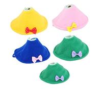 5pcs Bird Neck Neck Protective Biting Collar pour perroquets Multi Color Neck Craquies avec Un Artisanat Fin pour la prévention des plaies et des Pics