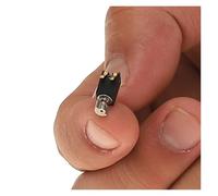 5PCS Black 4 * 8 Mobile Phone Vibrating Contacts electronic starter DC 3V-3.7V 0408 coreless vibration electronic starter Soldered Wire