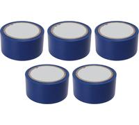 5pcs Bodenmarkierungsband 5 cm Breite Klebstoff für Linienwettbewerb Feld Gymnasium Basketball Volleyball Tennisplatz Blau