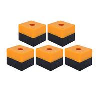 5pcs Boîte d'arrêt d'urgence Bouton de commande Boîte de jonction Jaune 22mm BX1 - 22