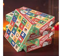 5Pcs Boîtes Vides Du Calendrier De L’Avent, Calendrier de l'Avent vide à remplir soi-même, Boîtes Vides De Compte À Rebours De Noël De 24 Jours À Remplir, boîtes vides à remplir pour Enfant
