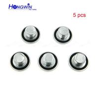 5pcs Bouchon Et Joint De Vidange D'huile, Pour Vauxhall Opel Chevrolet, Oem #96023264 90502556 0652477 1722061 0311.42 46823509 Nipseyteko