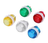 5Pcs Bouton-poussoirs de Demarrage Lumineux Accessoires 24mm pour Jeu