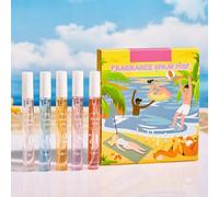 5PCS Brume de parfum, vaporisateur de parfum pour cheveux et corps, vaporisateur de parfums frais et fruité durable pour femme, mini brume parfumée format voyage