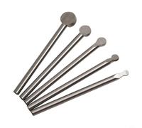 5PCS Burin Gravure 3mm, Acier pour Bois | pour sculpture pour bois, Acier , pour idéal Artisans, Manche 3mm, Tailles Variées