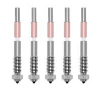 5PCS Buses BiméTalliques Pour Qidi Q2/Q2C, SystèMe De Remplacement Rapide Avec Tube De Gorge En CéRamique IntéGré, Buse En Acier Trempé, Hotend EntièRement MéTallique RéSistant Aux Hautes TempéRatures