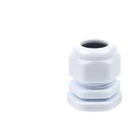 5Pcs Cable Gland Nylon Joint IP68 Black White Cable Locking Connector M12/M16/M18/M20/M22/M25/M27/M30 NWPNLXEA(White M27)
