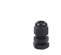 5Pcs Cable Gland Nylon Joint IP68 Black White Cable Locking Connector M12/M16/M18/M20/M22/M25/M27/M30 NWPNLXEA(Black M12)