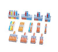 5PCS Cable Splitter Push-in Wire Connector Compact Conductor Wiring Terminal Block For ELECTRICAL Connection NWPNLXEA(NC222M)