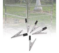 5pcs Cage Clip perroquets Oiseaux prévenir évasion Accessoires de Verrouillage de Porte de sécurité en métal Nouvellement libéréLe Merveilleux