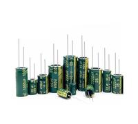 5Pcs Capacitor 100V 200V 250V 400V 450V 500V 2.2UF 4.7UF 6.8UF 8.2UF 15UF 22UF 33UF 47UF 68UF 82UF 100UF 120UF 150UF 330UF 470 MQXFCZUX(250V100UF 16x25)