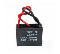 5pcs CBB61 2.5uf starting capacitance AC Fan Capacitor igmopnrq 450V CBB Motor Run