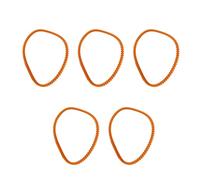 5pcs Ceinture de Machine à Coudre à L'ancienne Machine à Coudre électrique Domestique Accessoires de Ceinture à Double Dent, Orange, 34cm / 13.4in