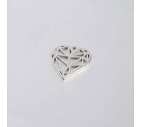 5pcs Classic sculpté coeur charms pendentifs Bijoux de bijoux de fabrication Bracelet Charme accessoires-13281