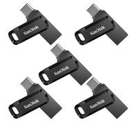 5PCS Clé USB à double connectique ( USB Type-C et USB Type-A) SanDisk Ultra 32Go pour les appareils USB Type-C (paquet de cinq)