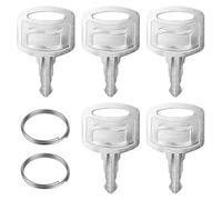 5pcs Clés Distributeur Papier Toilette 1100, Clé Distributeur Distributeur de Papier Toilette Clé & 2 Porte-Clés pour Tork SCA 1100 Le Distributeur de Papier Professionnels de la Maintenance