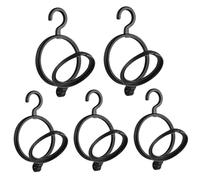 5pcs Clincer de perruque, 3 pouces de diamètre..Supports perruques portables pliables, supports chapeaux empilables avec crochet et trou suspendu pour la maison, les voyages et l'usage extérieu