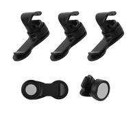 5pcs Clip Ceinture Magnétique, en Plastique Noir pour Tuyau d'Hydratation Clips Magnétiques pour Sac à Dos Militaire pour Maintenir Le Tube de Valve de Boisson en Place pour Camelbak Osprey