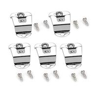 5PCS Clip de Support de Microphone à Main,Clip de Fixation pour Microphone d'Autoradio avec Vis pour Kenwood TM471A / TM271A / TK8108, pour Motorola GM300, GM950, GM3188, GM3688, GM338, SM50