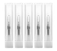 5Pcs CNC End Mill Router Bit, Milling Cutter Set for CNC Engraving Machine, Tungsten Steel Spiral Router Bits with 3.175mm Shank Diameter, High Efficiency Chip Removal Design for P