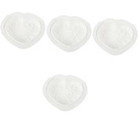 5pcs Coeur Gâteau Moule Moule à Gâteau Moule Silicone Amour Blanc Silice Gel, Whitex5pcs, 22X4CMx3pcs