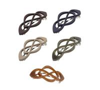5pcs Cross Coil Clip Pour Les Femmes Pondeurs De Cheval Barrets Barrettes Apring Non Glissé Accessoires De Printemps Élégants