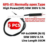 5PCS Cylindrique Reed Joli Magnétique Contact GPS Normalement Fermé/Ouvert 3 * Ligne NO NC Conversion Proximité Intégré Capteur - Type 5PCS HP 6X30MM N-O