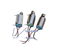 5PCS DC 2.4V vibration electronic starter 610 coreless electronic starter with tungsten steel vibration wheel large vibration force for Massager CZAOINCU(5PCS Type B Motor)