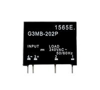 5PCS DC 5V Relay Module G3MB-202P G3MB 202P DC-AC PCB SSR In 5V DC Out 240V AC 2A Solid State Relay Module