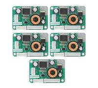 5Pcs DC Step Down Module 12V to 5V 3.3V 3A High Efficiency, LCD Power Board Voltage Regulator with Short Circuit and Overheat Protection for Electronics Projec