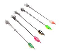 5pcs de Pêche des Plates-Formes Lere 18 Cm Steel 5 Armes Fishing Umbrella Appât pour la Pêche Accessoire