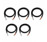 5PCS de Température Numériques en Acier Inoxydable, Sonde Température Étanche 1M, Sonde NTC 10K et Sonde PT1000, Plage de Mesure -55°C à 125°C, Câble Étanche en Acier Inoxydable