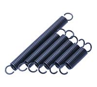 5pcs Diamètre de fil 1 mm Spring de tension avec le ressort d'extension de crochet ouvert diamètre extérieur 6-12 mm Longueur 20-60 mm (Color : 35mm, Size : 7mm)