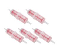 5pcs Diesel Fuel Filter Fit for HGV Forklift 8mm / 0.3in or 10mm / 0.4in Hose