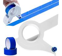 5pcs Dispensateur de ruban adhésif, Masking Machine Machine Portable Masking Masking Master Tape Dispensateur avec 2 rouleaux Randeau pour peindre Applicateur de bande de peinture polyvalente