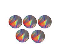 5Pcs Disque Polarisé MWO Lakhovsky 100MM Pyramide Arc-en-Ciel Double Face Oscillateur Multi-Vagues Réveiller Auto-Réparation