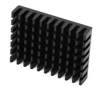 5PCS Dissipateur de Chaleur en Aluminium 30mm, Dissipateurs Thermiques Aileron de Refroidissement pour CPU Radiateur Routeur à Puce électronique 40×8×30mm (Noir), Dissipateur