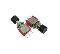 5Pcs DS-612 3Pin C-NO-NC 6mm Momentary Self-reset Push Button Switch ON-(ON) 5A/120V Toggle Switches 6colors NWPNLXEA(2p)
