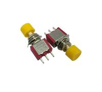 5Pcs DS-612 3Pin C-NO-NC 6mm Momentary Self-reset Push Button Switch ON-(ON) 5A/120V Toggle Switches 6colors NWPNLXEA(Gelb)