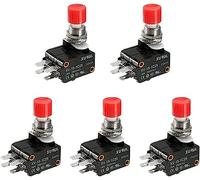 5Pcs DS448 6-Termimals Type de bouton-poussoir Micro-interrupteurs de fin de course